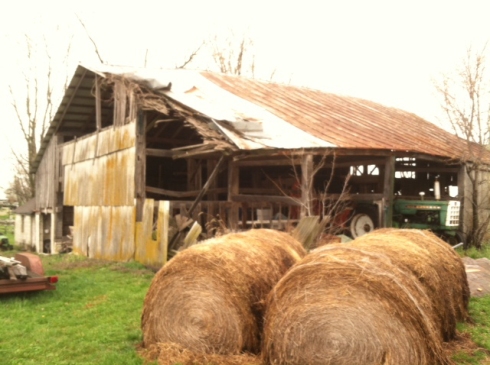 This is one of the many barns salvaged by Southern Accents.