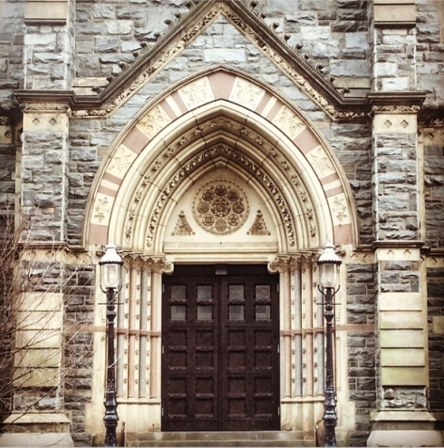 Gorgeous church entrance in Washington D.C.